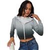 milanpavilion Felpa con Cappuccio da Donna con Cerniera, Coulisse, Casual, a Maniche Lunghe