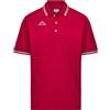Kappa - Polo, Uomo, Rosso, Cotone, Sportivo. Logo Maltax 5 MSS, Taglia: M