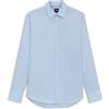 BOSS Camicia da uomo H-JOE-kent-C1-214 regular fit in popeline di cotone facile ferro, Blu, 43