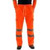 Generic CHUNOTU - Pantaloni da lavoro da uomo, ad alta visibilità, leggeri, riflettenti, di sicurezza, ad alta visibilità, per attività all'aperto, corsa e allenamento, Arancione, 3XL