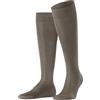 FALKE Tiago M Kh sostenibili cotone filo di Scozia al ginocchio tinta unita 1 paio, Calzini lunghi Uomo, Marrone Nutmeg 5415, 39-40