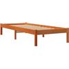 vidaXL Letto senza Materasso Marrone Cera 75x190 cm in Legno di Pino
