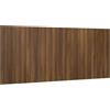 vidaXL Testiera Letto Rovere Marrone 200x1,5x80 cm Legno Multistrato