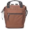 KCB Zaino grande Wide | 100% vegano, marrone, 41 x 15 x 42 cm, Zainetto