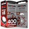 Udivita 400 Batterie per apparecchi acustici Rayovac Extra 312. - 50 blister da 8 batterie