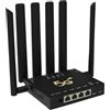 Snnowdate Router 5G WiFi 6, 6 antenne, scheda SIM, porta LAN Gigabit