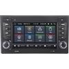MAVYULQEF per Audi Autoradio A4 S4 RS4 B6 B7 2002-2008 Linux Avvio LampoCarPlay/Android Auto Wireless/Bluetooth/FM/AM/RDS/USB