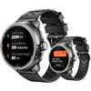 Luzglo ANYMOVINGM1PRO-Grigio Smartwatch uomo GPS L1+L5 + GPX, VitalCore AI, 30 giorni, AMOLED 1,5, 170+ sport, Assistente AI, 5ATM+IP68