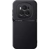 Kepuch Cover per Honor Magic 6 Pro - Custodia Case Piastra Metallica Incorporata Litchi Grano - Nero