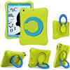 NLR FUN NLR Custodia Kids EVA per iPad | Supporto stabile multidirezionale | Compatibile con iPad da 10,2 pollici 2021/2020/2019 (9a/8a/7a generazione) (Verde+Blu)