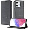 XINYEXIN Custodia in Pelle per Oppo Reno 14 5G | Nero, Cover a Libro, Portafoglio, Blocco RFID, Slot per Carte, Chiusura Magnetica, Supporto, Antiurto