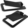 bssmmai Supporto per altoparlante da scrivania, angolo di inclinazione di 16°, set di 2 supporti per altoparlanti per PC e soundbar, portata 10 kg