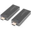 DIGITUS DS-55323 Extender HDMI Wireless - UHD 4K 30 Hz - Portata 30 m - Set di trasmettitore e Ricevitore - HDMI 2.0, HDCP 2.2 - Dual Band 2,4 GHz 5 GHz - Senza App - Grigio