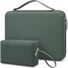 HYZUO 13,3-14 Pollici Custodia Rigida per Portatile Borsa, Verde Muschio