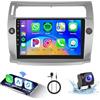 Hodozzy 【2+64G】Hodozzy Carplay Autoradio per Citroën C4 2004-2009/C-QUATRE 2008-2011,9 Pollici Touchcreen Stereo auto Bluetooth Vivavoce con Android Auto/WiFi/GPS/RDS/FM/USB