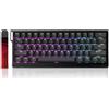 ZMX Madlions MAD 60 HE - Tastiera da gioco RGB a scatto rapido, interruttore magnetico al 60%, azionamento regolabile, tastiera meccanica iperveloce USB-C cablata personalizzata per PC/Mac Gamer (nero