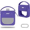 co2CREA Custodia in Silicone per SoundLink Micro 2nd Gen Altoparlante | Cassa Protettiva in Silicone Ultra-leggero e Portatile con Moschettone