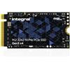Integral SSD M.2 NVMe 2242 PCIe Gen3 x4 da 256 GB - Velocità di lettura fino a 2400 MB/s, velocità di scrittura fino a 1100 MB/s - Unità a stato solido interna. Compatibile con PC, NUC, laptop e
