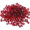 QUARKZMAN Perline di Vetro Rotondo per Fuoco, Biglie Vetro, Ciottoli Vetro, Riempitivi Vasi Perline Gemme per Acquario 6-9mm 500g/1,1 Lbs Rosso
