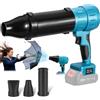 ANEELV Soffiatore per foglie senza fili Turbo - 40000 giri/min, 60 m/s, 650 g - incl. 3 ugelli - Compatibile con Makita 18V - Blu (Senza batteria e caricabatterie)