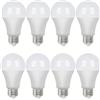 OUKAIDE 8 Pezzi LED E27 9W Lampadina Edison Bulbo golf Equivalente 90W, Bianco Caldo 3000k AC 85-265V 900LM Angolo del fascio 280 ° Smerigliato Illuminazione per uffici domestici Non dimmerabile