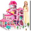 Doloowee Casa delle Bambole Grande con Scivolo per Bambine 3 4 5 Anni