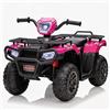 Garvee Quad Elettrico Per Bambini 12V ATV, Doppio Motore, 3-8 Anni, Rosa