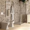 Leroy Merlin Coppia sanitari scarico a parete Washington bianco lucido WC: P 55 x L 38 x H 56 cm, bidet: P 60 x L 38.5 x H 24 cm