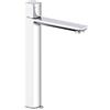 AQUASANIT Rubinetto per lavabo getto laminare cristallino Coral cromato lucido AQUASANIT