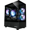 Thermaltake Pc da gaming Thermaltake FTW A-Line Air 5060 AMD Ryzen 7 5700X4 16GB 128GB Win11H Nero Trasparente [PC-000121-DE]