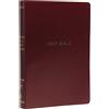 Thomas Nelson NKJV Holy Bible, Giant Print Center-Column Reference Bible, Burgundy Leather-look, 72,000+ Cross References, Red Letter, Comfort Print: New King James ... Center-Column, Reference, Red Letter Edition