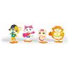 Smoby - Set di 44 personaggi Cats con Lampo, Pilou, Milady e Metti, personaggi originali della serie, per bambini dai 3 anni in su