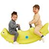 BIG Sammy Rocker - Sedia a Dondolo per Bambini da 1 a 3 Persone, con Simpatiche bilance Posteriori e Manici robusti, capacità di carico Fino a 50 kg, per Bambini dai 12 Mesi, Colore: Verde