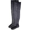 Rimba Erotic Fashion - Stivali da letto, con piede, in lattice, neri, M