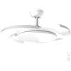 Cecotec Ventilatore da Soffitto con Luce con Pale Retrattili EnergySilence Aero 4500 Puzzle Invisible White. 30 W, Motore DC, Diametro 42", Luce LED, Telecomando, Timer, Funzione Estate/Inverno