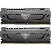 Patriot Viper Steel (2 x 8GB, 3200 MHz, DDR4-RAM), Memoria RAM, Grigio
