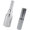 LLHCF 2 adattatori esagonali per punte da 4 mm a 6,35 mm, adattatori in metallo per utensili elettrici e adattatore per trapano a mano