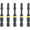 DeWalt DT7394T-QZ - Inserti per Avvitatore a Impulsi 5 x T15, Nero