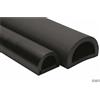 Tessilmare Profilo Paracolpi Tessilmare in PVC Nero - Bobina 3 m - H 60 mm