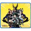 Konix My Hero Academia Tappetino per mouse gaming 32 x 27 cm - Base antiscivolo - Superficie in silicone 3D - Giallo