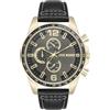 Steve Madden Orologio da uomo con cinturino, Grigio/Oro