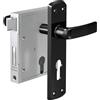 Bever & Klophaus, Gesellschaft BASI - Serratura con maniglia a chiavistello - SDS 130 - Perforazione: PZ - con scrocco di chiusura - utilizzabile R/L - 9900-0003