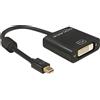 DeLOCK 62605 DeLOCK Mini-DisplayPort 1.2/DVI Adapter 4K, Passiv 0,20 m schwarz