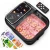 Zenergy Pediluvio Automatico - Incl. 3xda Bagno - Massaggio - Riscaldamento - Bolle - Pediluvio Elettrico - Pieghevole - 35°C a 48°C