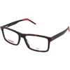 Hugo by Hugo Boss Hugo Boss HG 1262 581 | Occhiali da Vista Graduati | Prova Online | Plastica | Rettangolari | Marrone, Havana | Adrialenti