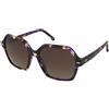 Carrera Carrera 3026/S HKZ/HA | Occhiali da Sole Graduati o Non Graduati | Prova Online | Plastica | Quadrati | Viola, Marrone, Havana | Adrialenti