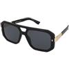 Dsquared2 D2 0105/S 807/2K | Occhiali da Sole Graduati o Non Graduati | Prova Online | Plastica | Quadrati | Nero | Adrialenti