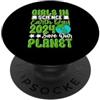 Girls In Science Earth Day 2024 Save Our Ragazze nella scienza Giornata della Terra 2024 Salva il nostro pianeta PopSockets PopGrip Adesivo