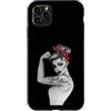 Anne Cha Art Custodia per iPhone 11 Pro Max Girl Power GRL PWR - Rivettatrice moderna Rosie the Rivettatrice Pin Up Retro Art