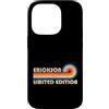 Retro Name Vault Custodia per iPhone 14 Pro ERICKSON Retro 70s 80s Sunset Stripe